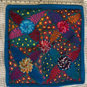 Pillow cover hand made Chiapas Mexico